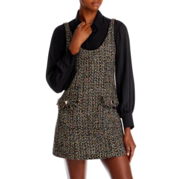 Cinq A Sept Florianna Tweed Mini Dress